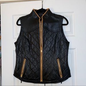 Authentic leather vest